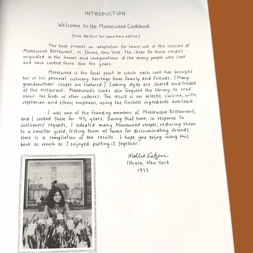 Moosewood Cookbook Vegetarian Mollie Katzen 40th Anniversary Edition Hardcover - Picture 6 of 10